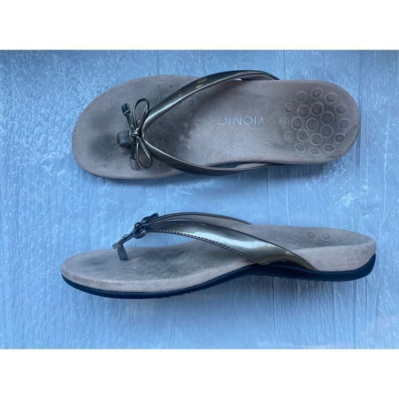 Vionic Women’s Bella Toe Post Sandal Sz 10 - Picture 2 of 8